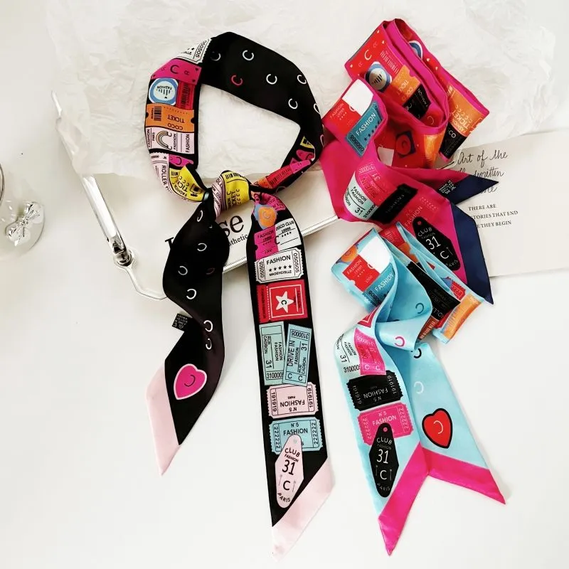 Fashion Designer Silk Scarf Luxury Letter Silk Scarf... From Superxman ...