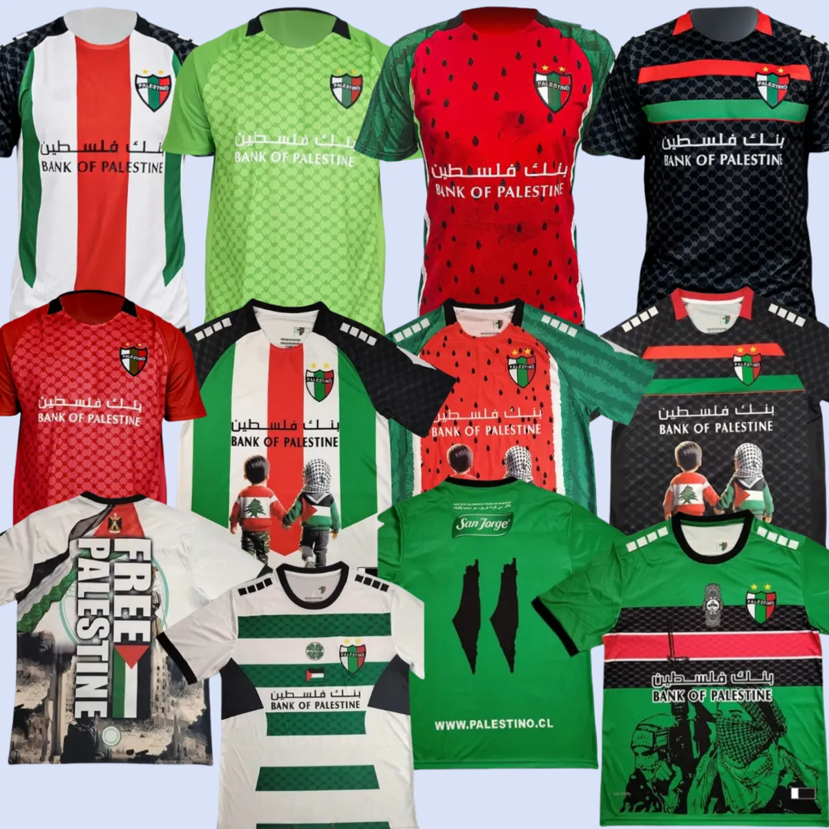 Maillot Gardien Club Deportivo Palestino 24/25 – Rouge – Version Fan – Capelli Sport