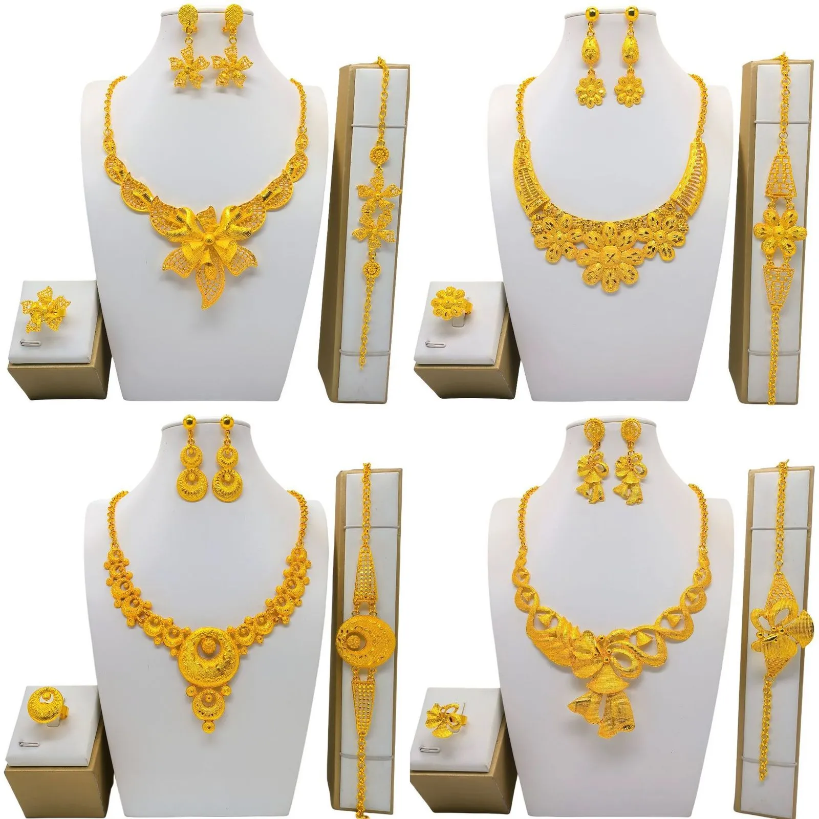 Turkish Gold Set Turkish Coin Necklace Set 21k Gold Plated Dubai Women... From Fan03 ...