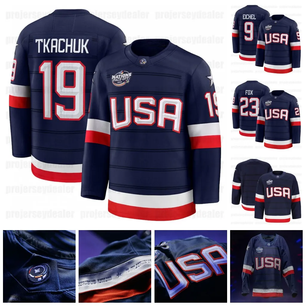 Save Big on Bulk Jersey Hockey Usa USA Hockey Jersey 2025 Nations Face  Off Jack Hughes, Tkachuk, Eichel, Swayman Custom Best Deals on DHgate