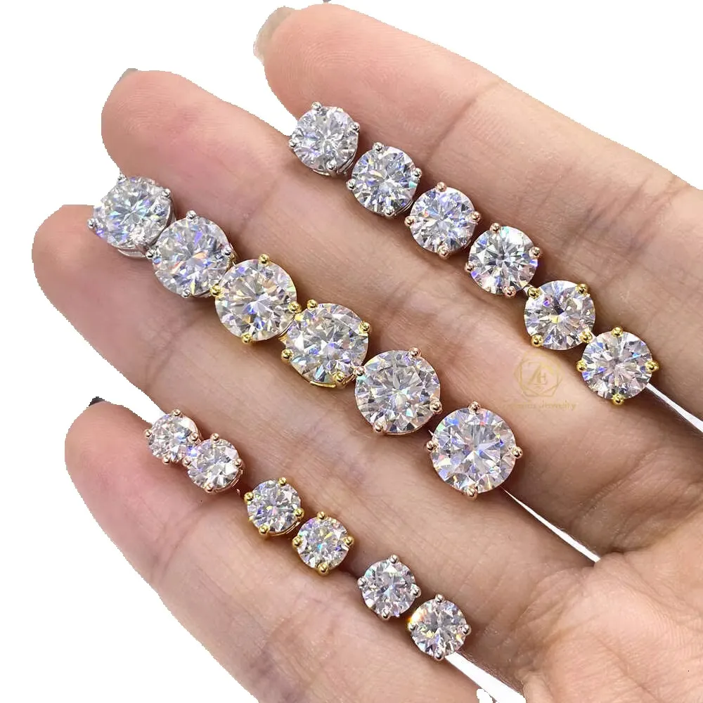 Bellissimi orecchini rettangolari in cristallo di zirconia cubica