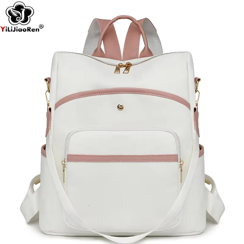 Fashion Rucksack Womens Soft Leather Backpack For... From  display picture 3