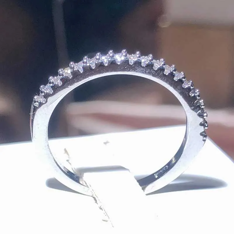 925 Stamp Slim Womens Ring Full Of Small Diamand Cubic Moissanite Diamondia Stone Wedding Engagement Trendy Jewelry_voghion.com