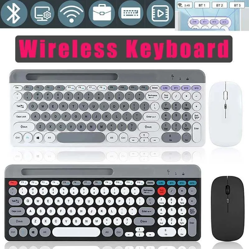 X250203 Wireless Keyboard And Mouse Combo Dual Mode... From Beauty_of ...