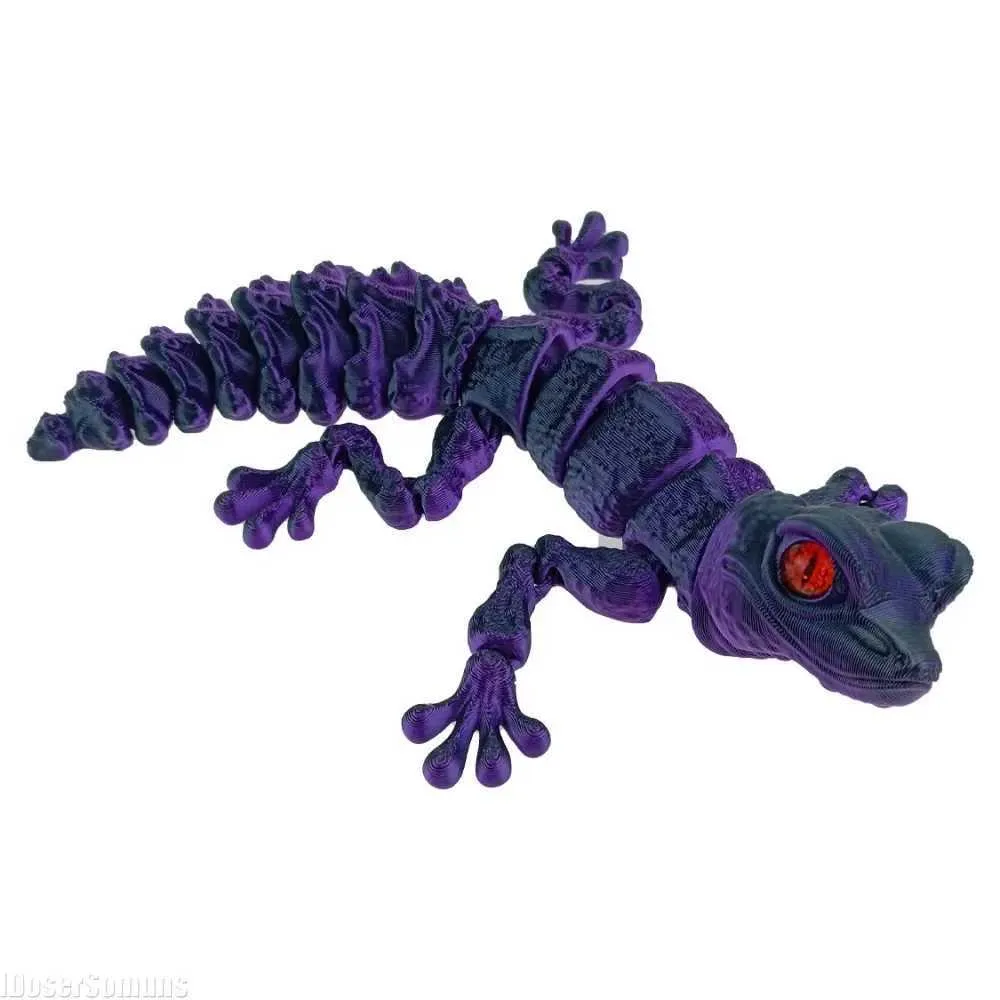 3D Print Lizard Full Articulated Lizard Fidget Toy Articulating