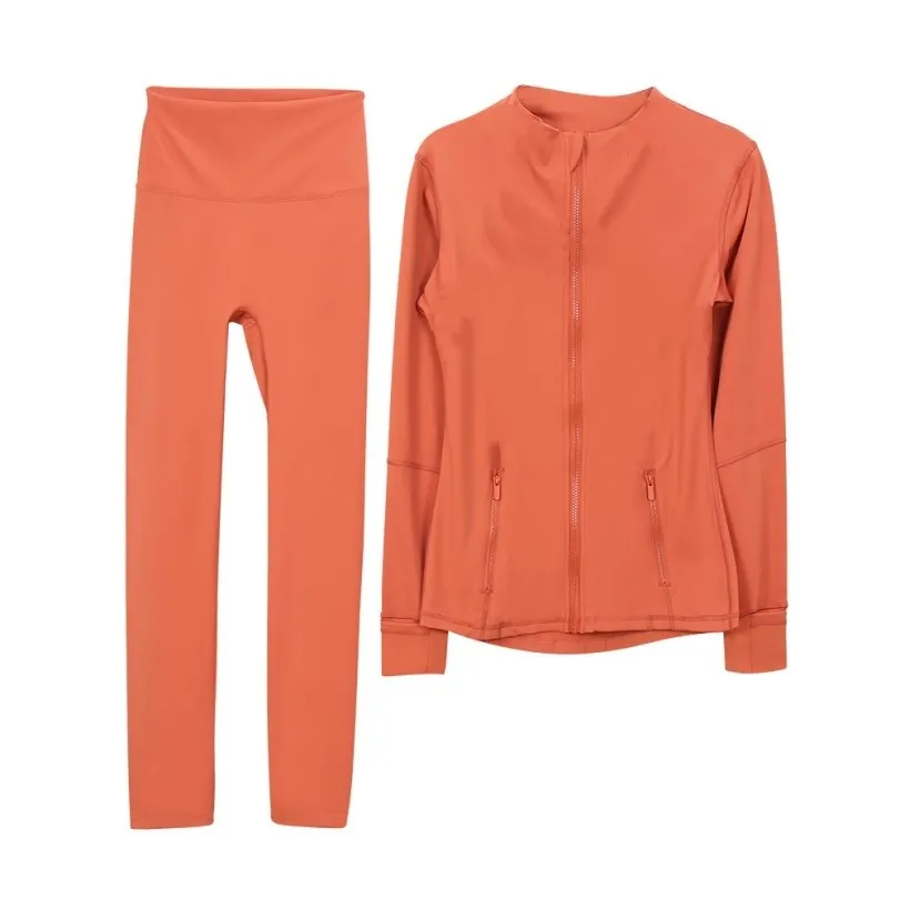 Workout set Women Yoga Sets jackets shorts leggings Push Up Fitness sets High Waist Sports Jackets Zip Up Coat Elastic Sportswear Outfits Pants Gym lululie lemons