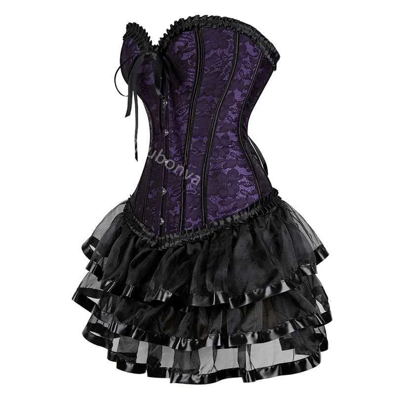 Sexy Gothic Halloween tutu bustle Set with Lace Overbust for Plus Size Women - Perfect for Parties and Burlesque Outfits in Red and Black Sexy Gothic Halloween tutu bustle Set with Lace Overbust for Plus Size Women - Perfect for Parties and Burlesque Outfits in Red and Black
