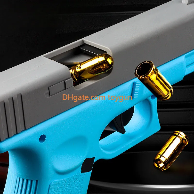 リアルなおもちゃ銃：レーザー照準器付き自動シェル排出ピストル
