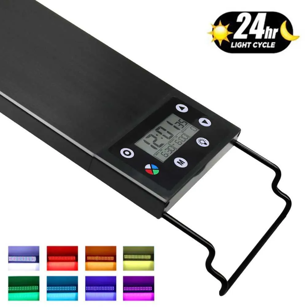 Aquarium Lights For Fish Tank 75 90cm Full Spectrum LED Light With ...