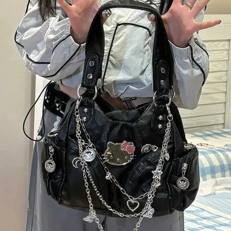 日本未上陸Y2K opium LE CAGOLE xu dog blackbag Y2K playboy bag – CALYPT Store