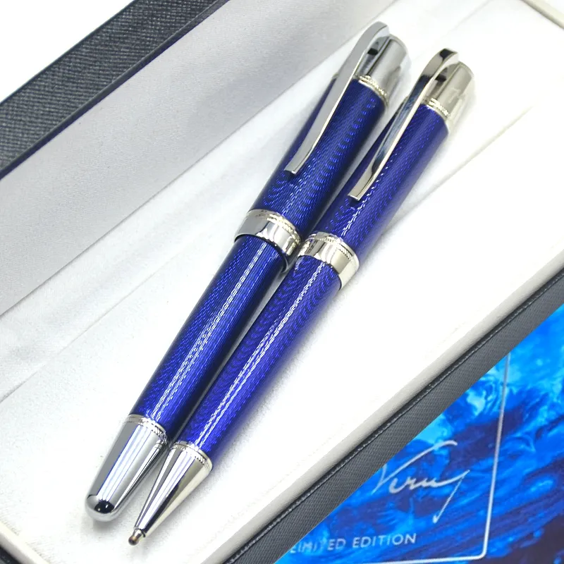 Wholesale Jules Verne Ocean Blue Metal Rollerball... 