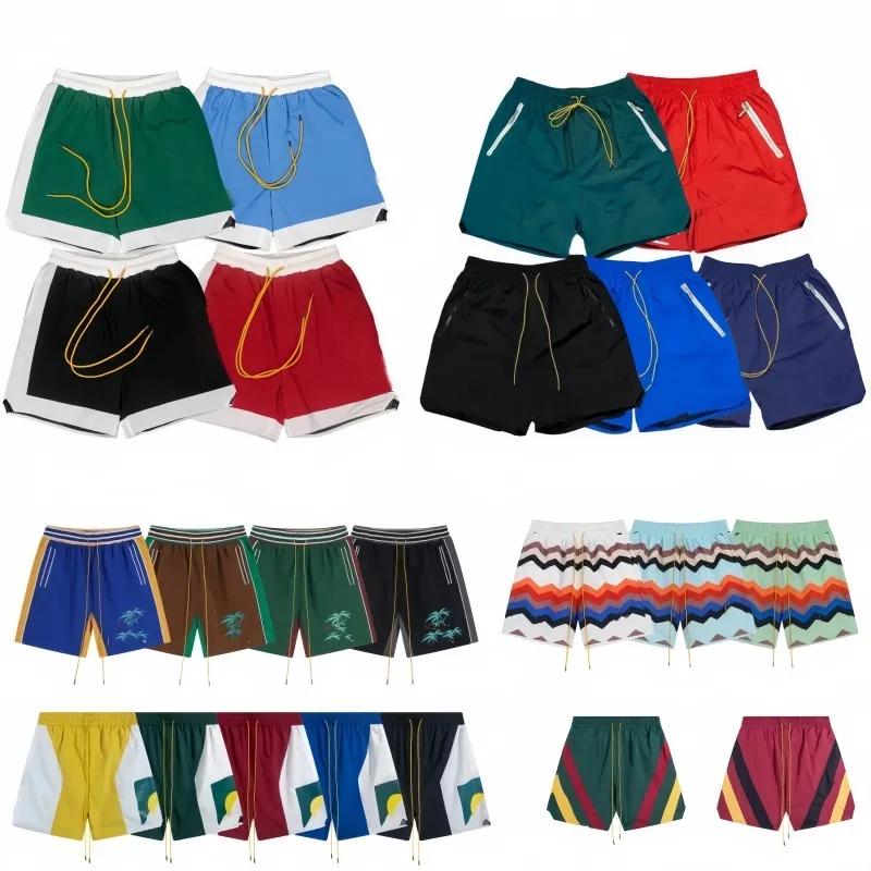 Men's loose fit polyester basketball shorts with drawstring waist, knee ...