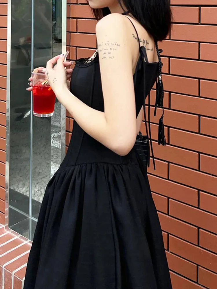 danny mini dress black Size:24 Featuring a leather look thg-approved Asymmetrical mini dress Fashion