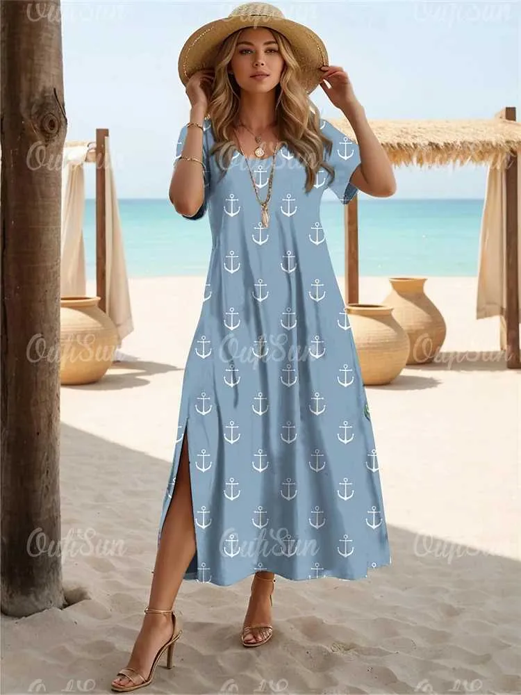sachin and babi light blue dress Nautical Outfits Evening Dresses main image 1