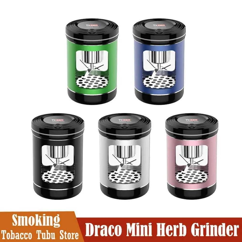Original Yocan Draco Mini Herb Grinder 400mAh Battery Pyrex Glass ...