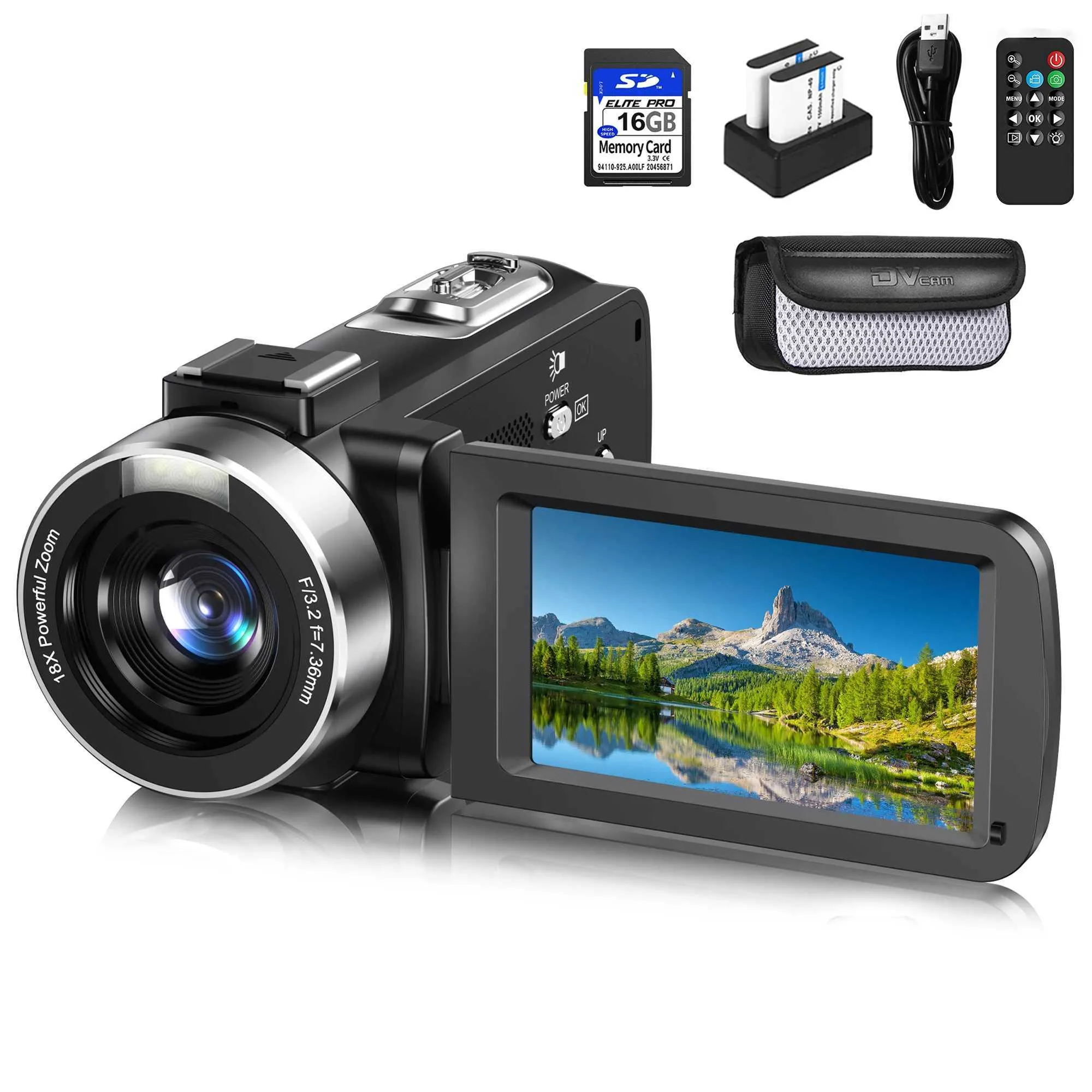 Save Big on Bulk 4k Digital Video Camera 4K Digital Camera Camcorder 42MP  Video, 18X Zoom, Live Streaming, Beginner Recorder Best Deals on 