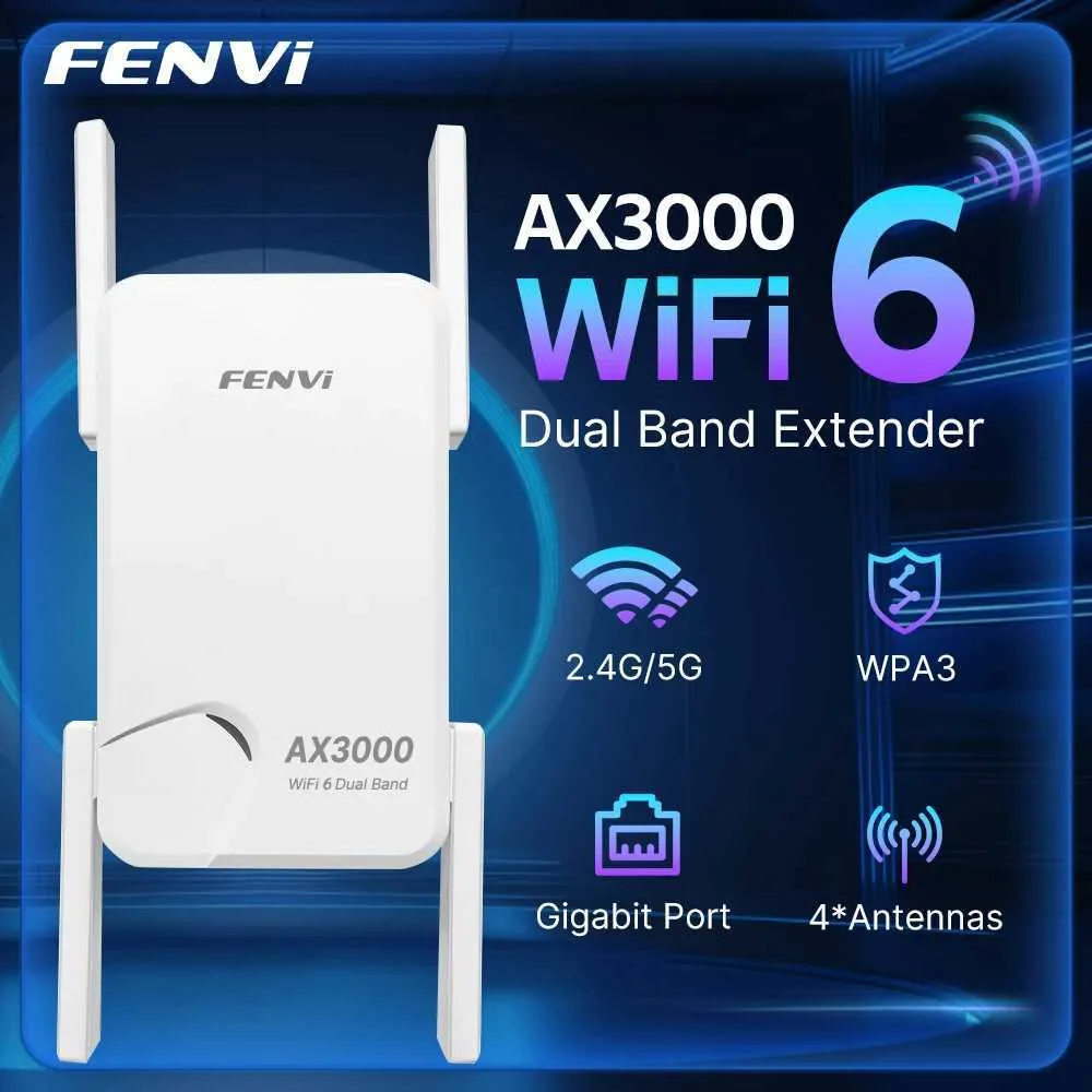 Routers Fenvi WiFi Ax3000 Repetidor WiFi Gigabit Extensor