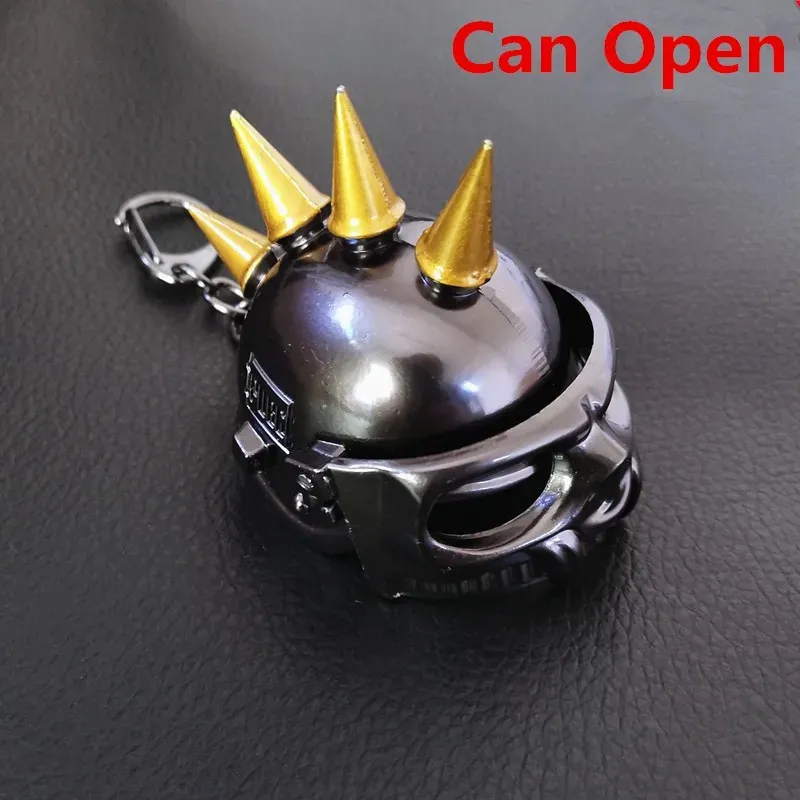 PUBG Spiked German Helmets Keychain 3D Open Armor From Pong03