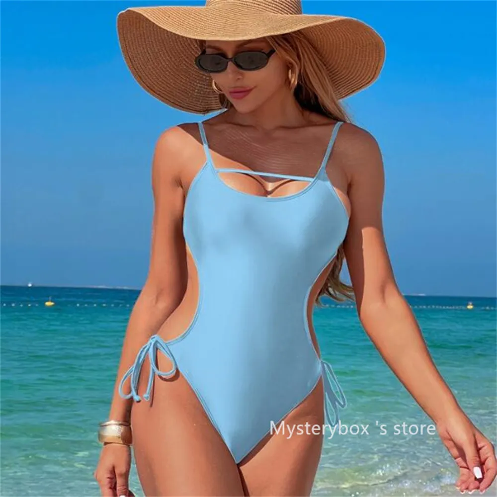 Black Micro Mini Bikini Set Luxury Designer, Sexy Tie, Zipper