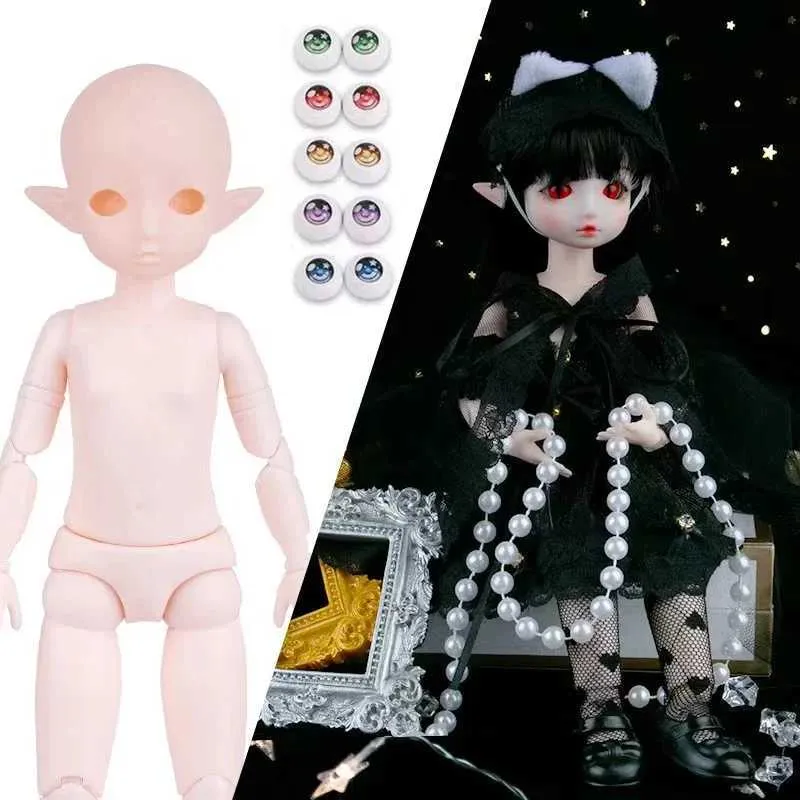 メイクアップ練習のためのDIYエルフ人形BJD人形 17cm/30cm女の子 メイクアップ練習のためのDIYエルフ人形BJD人形 17cm/30cm女の子