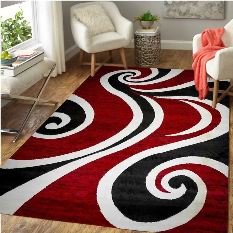 Large Non Slip Swirl Carpet For Bedroom Floor For Modern Living Room large-non-slip-swirl-carpet-for-bedroom-floor-for-modern-living-room