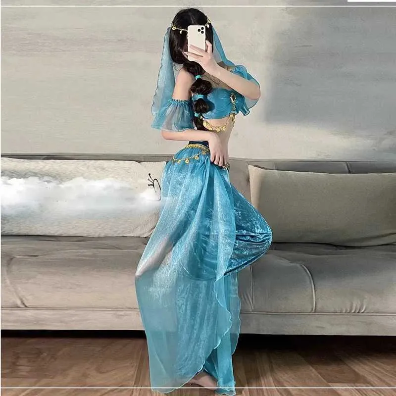 open lace back dress Red Princess Jasmine Costume for Adults Women Jasmine Dress – Lydiacosplay