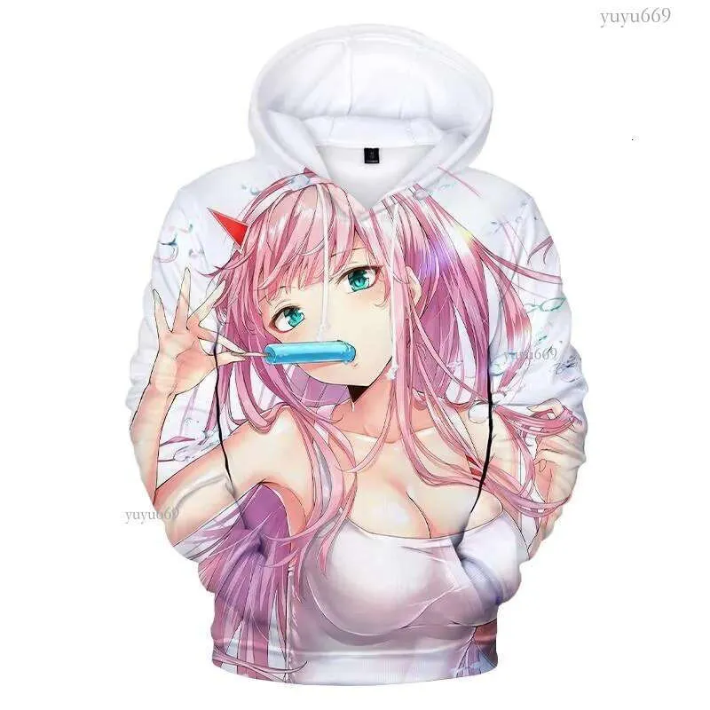 Zero Two Athetic Darling In The Franxx Sudaderas Con Capucha