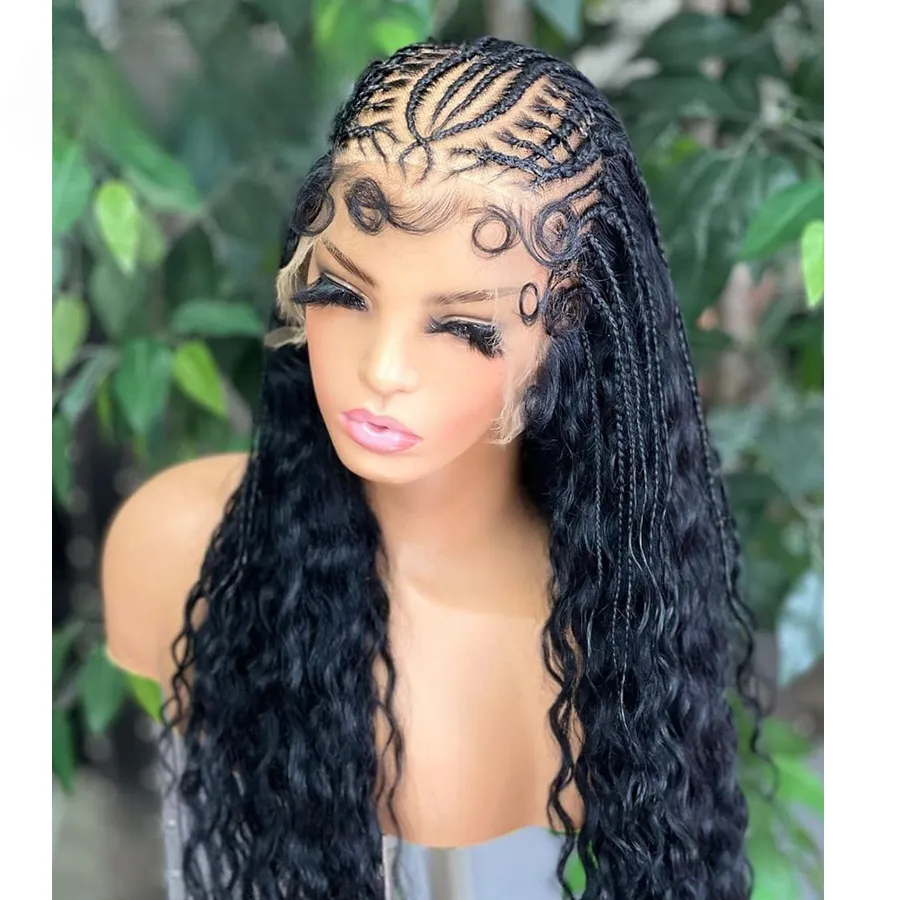 Black Deep Deep Lace Lace Frontal Wig 180 Densidad Brasil Brasil Brasileño  Corner Box Camiseta Trenzada Con Cabello Para Bebés Cape Sintético  Delantero De 12,75 € | DHgate, image size:900x900