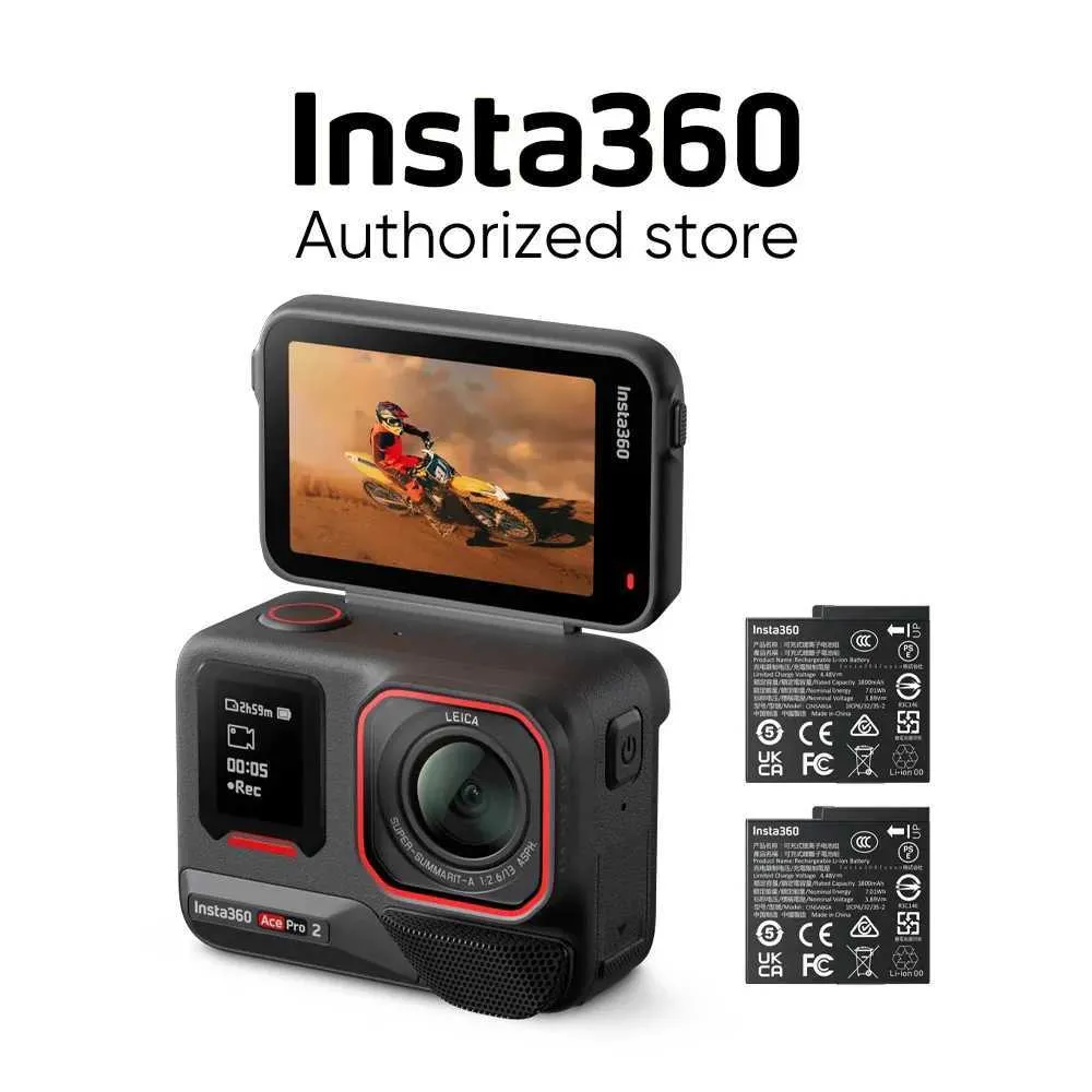 INSTA360 ACE Pro 2 8K AIアクションカメラ デュアルバッテリー標準バンドルを 34,163