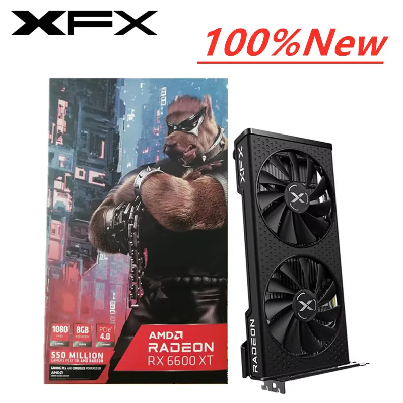 XFX RX 6600 XT/X6600XT 8GB GDDR6 Latest Rtx Graphics Card For AMD ...
