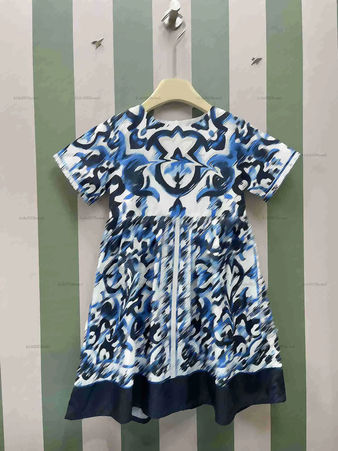 brand girl cotton print dress Organic Cotton Fleece Girl's Dress | Peter Jo | California Khaki Print PETER JO