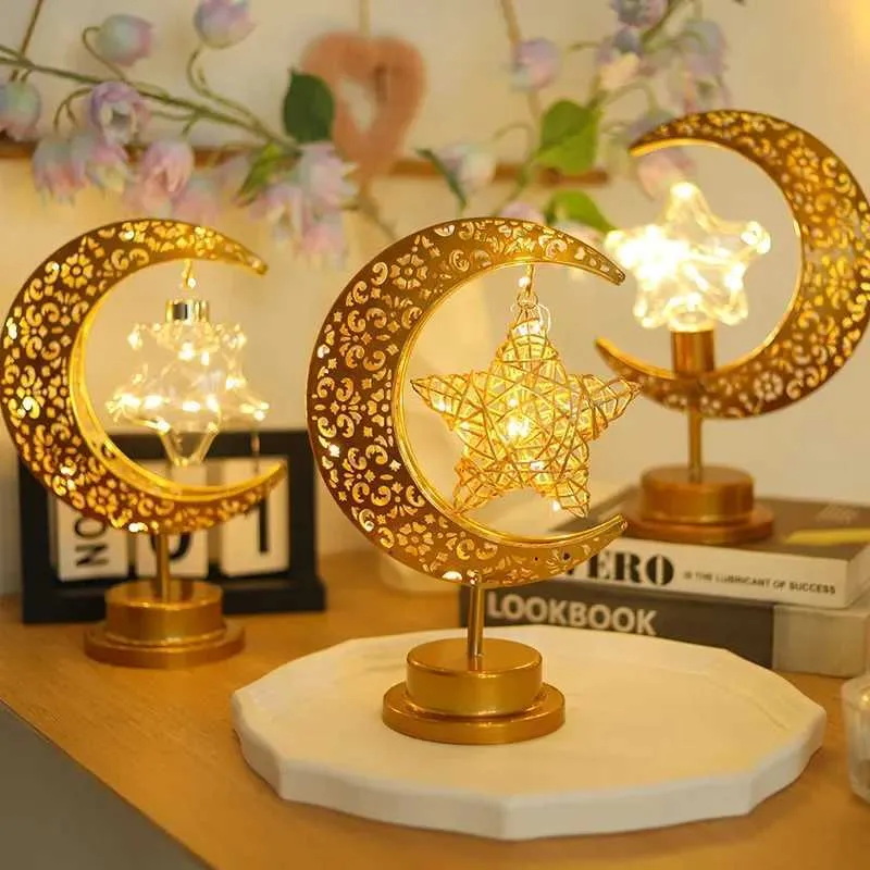 Ramadan Moon LED Light Metal Eid Mubarak Decoration... From Casual_love ...