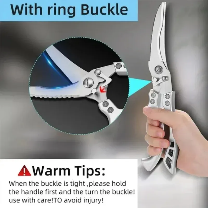 250211 Heavy Duty Stainless Steel Kitchen Scissors ... From Ukeastore ...