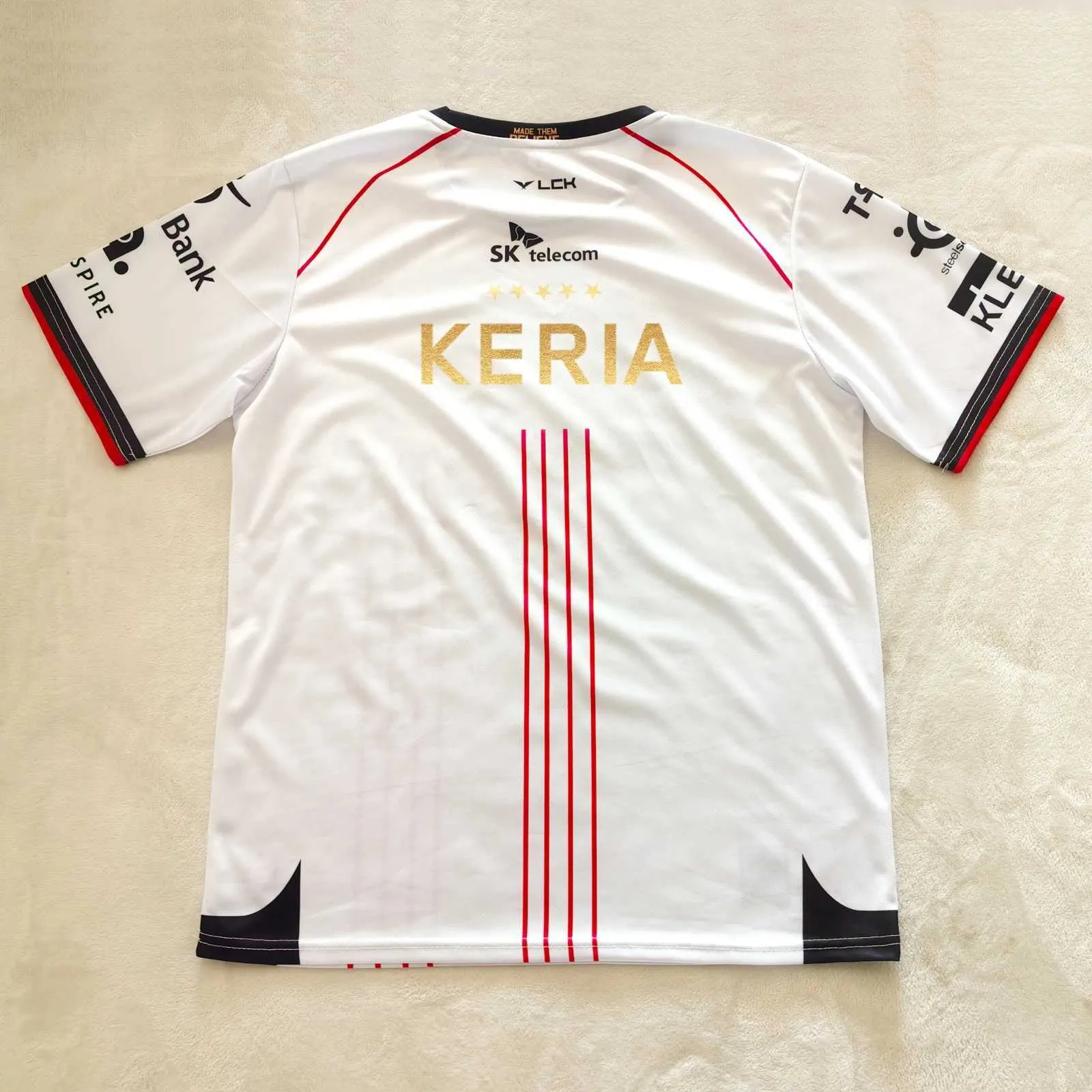Men's T-Shirts T1 Championship Five Star Memorial Team Jersey