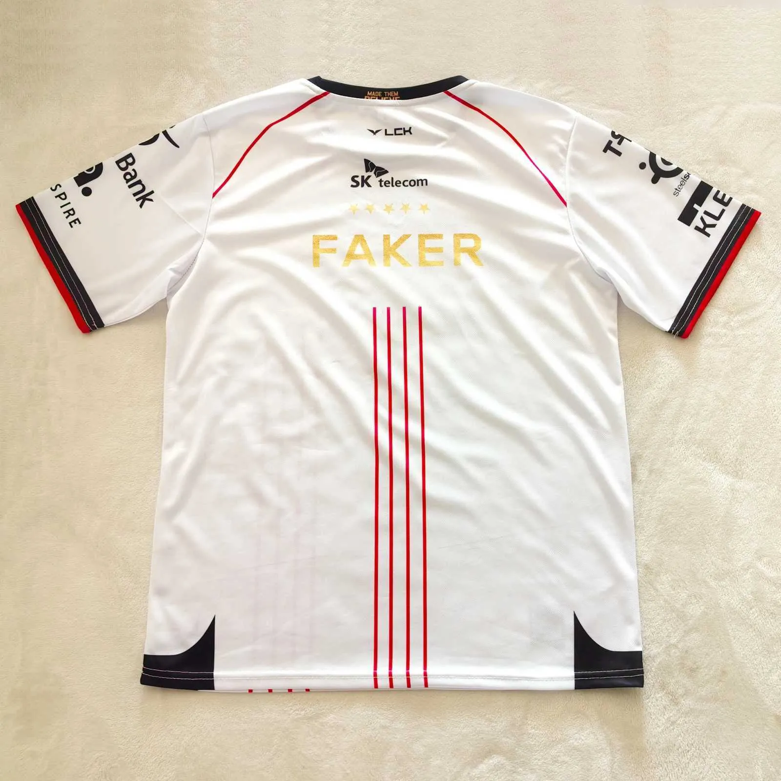 Men's T-Shirts T1 Championship Five Star Memorial Team Jersey
