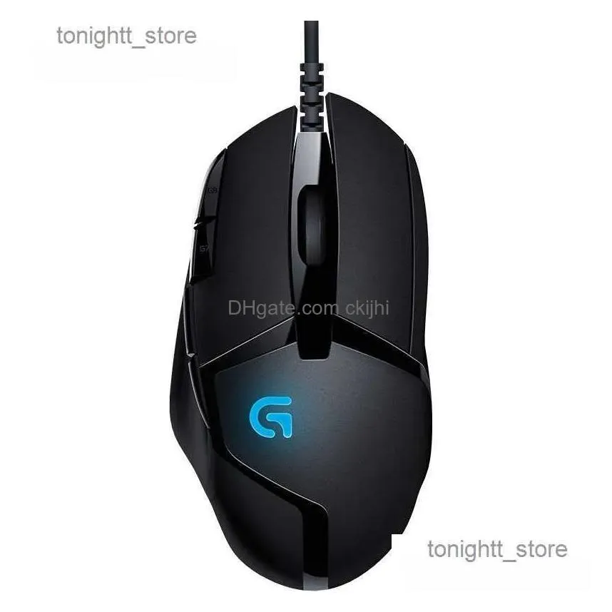 Mice G402 Hyperion Fury Fps Gaming Mouse High Quality Wired Optical Uter Peripheral Accessories Gamer Q230825 Drop Delivery Computers Ot24V