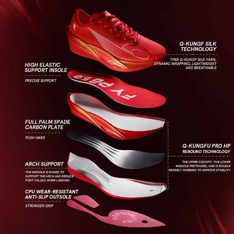 QIAODAN Feiying PB5.0: Pro Marathon Racing Shoes - Full