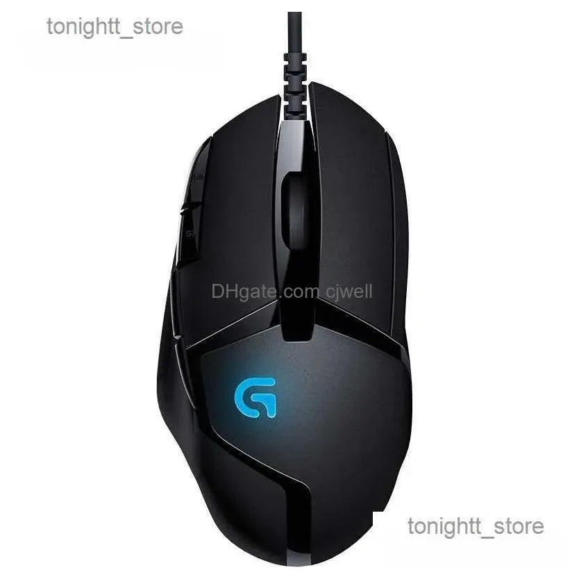 Mice G402 Hyperion Fury Fps Gaming Mouse High Quality Wired Optical Uter Peripheral Accessories Gamer Q230825 Drop Delivery Computers Oty0B