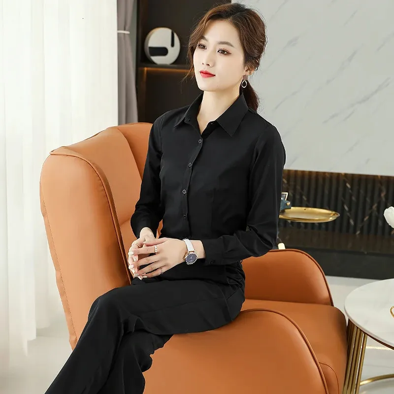 Black Long Sleeve Black Business Shirt Womens Port Authority L570 Ladies Dimension Knit Dress Shirt Black Black Long Sleeve Black Business Shirt Womens Port Authority L570 Ladies Dimension Knit Dress Shirt Black