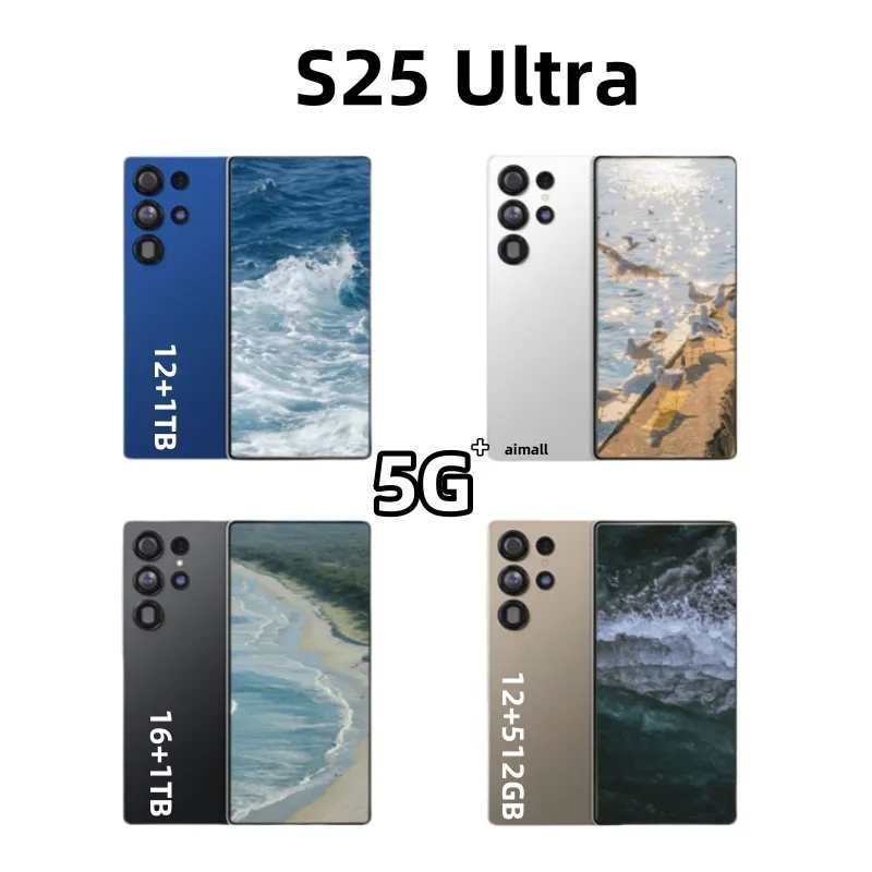 S25 Ultra phone 7.3inch 5G Cell Phones Unlock Touch play Screen S24 Mobile phone Local Warehousee Android Smartphone Camera Telephone HD Display Face Recognition 1TB