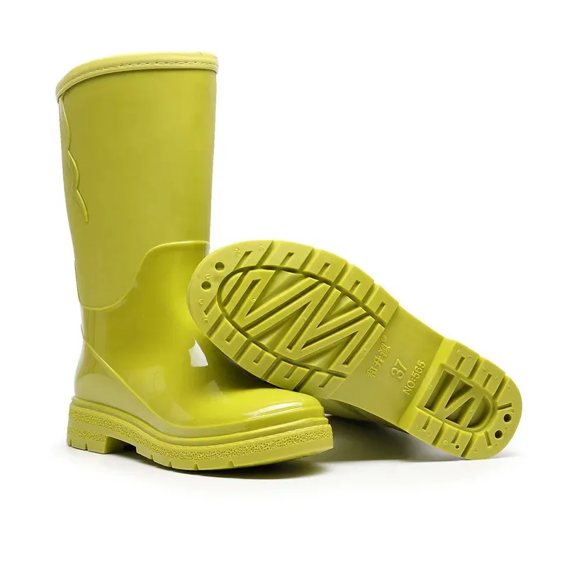 Dames regenlaarzen waterdicht met warme pluche voering_voghion.com