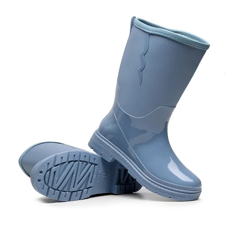 Dames regenlaarzen waterdicht met warme pluche voering_voghion.com