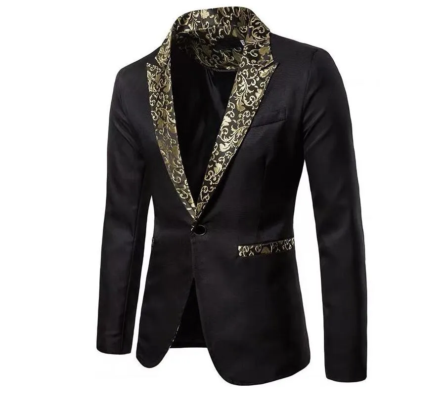 Floral Print Blazers Jackets for Men: Classic Slim Fit, Stylish
