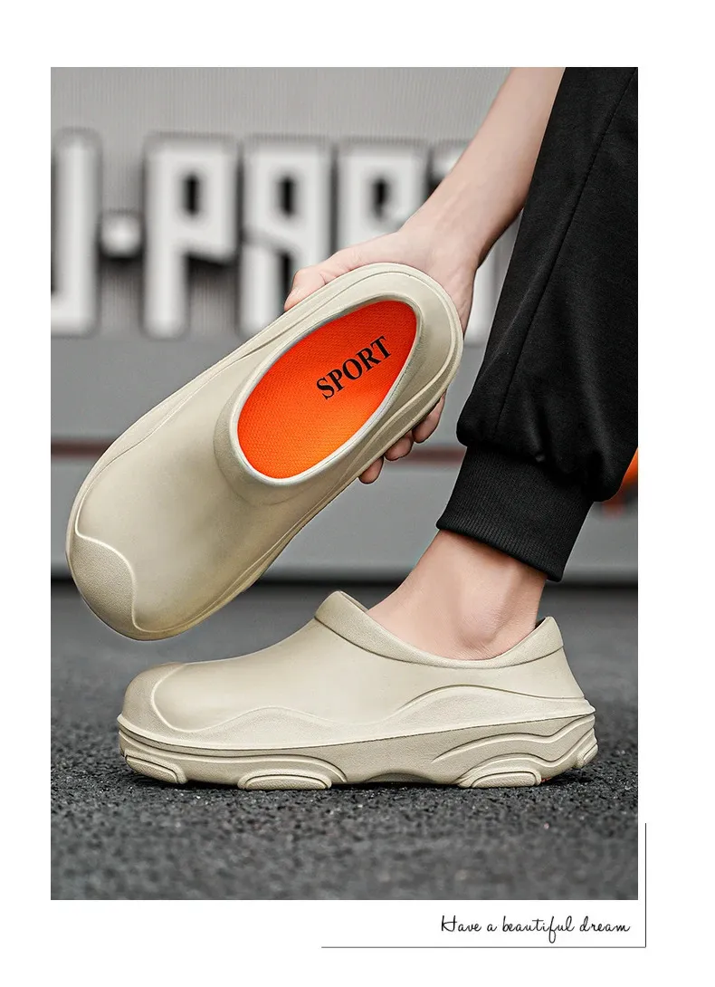 Chaussures de cuisine imperméables et antidérapantes_voghion.com