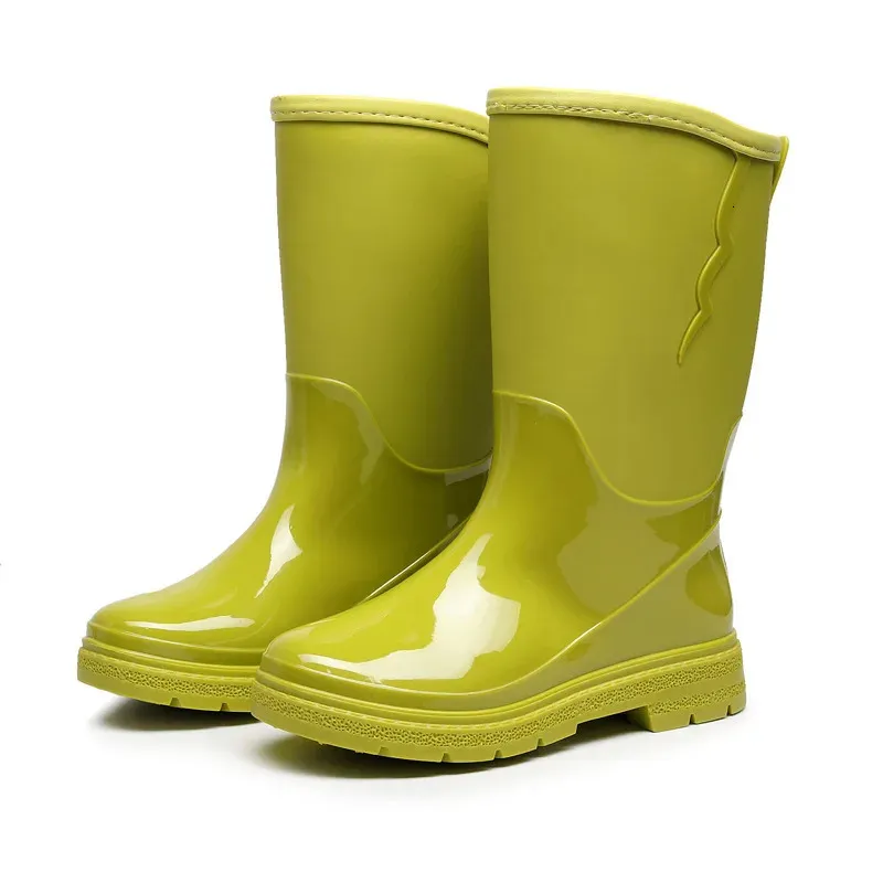 Dames regenlaarzen waterdicht met warme pluche voering_voghion.com