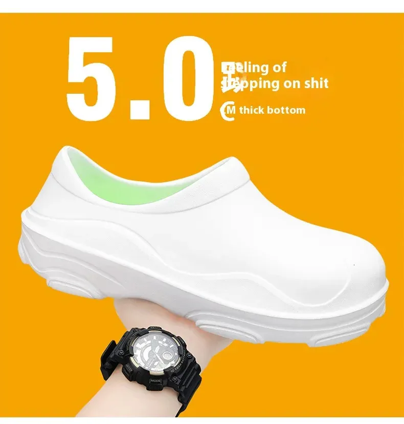 Chaussures de cuisine imperméables et antidérapantes_voghion.com