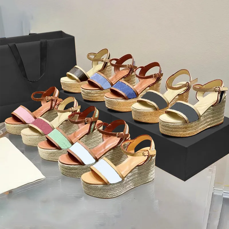 Bulk Espadrilles Designer Women Wedges Sandals Luxury... At Only $44.88 |  DHgate.Com