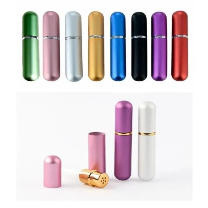 Aluminum Nasal Inhaler Refillable Diffusers Bottles For Aromatherapy ...