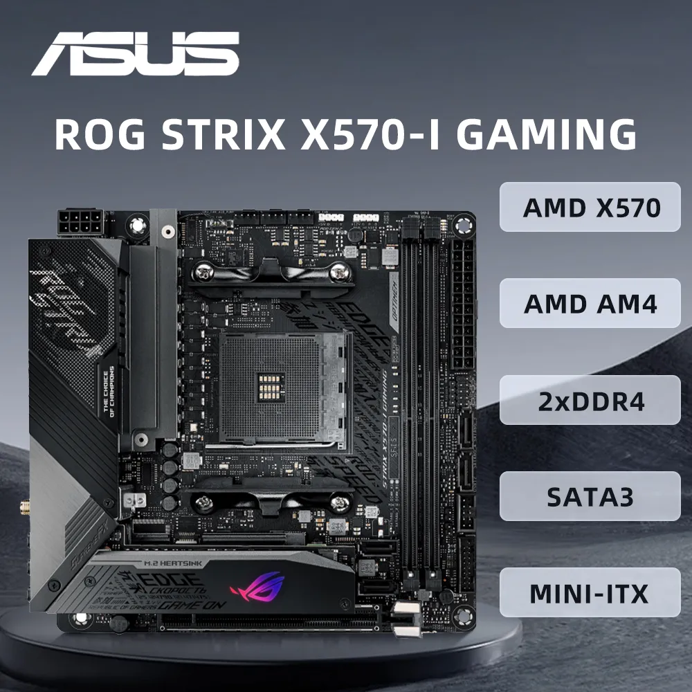 Save Big on Bulk Asus Rog Strix X570 I Ryzen 5600x Motherboard Mini ITX  High Performance PC Build Support, DDR4, NVMe, PCIe HDMI Output