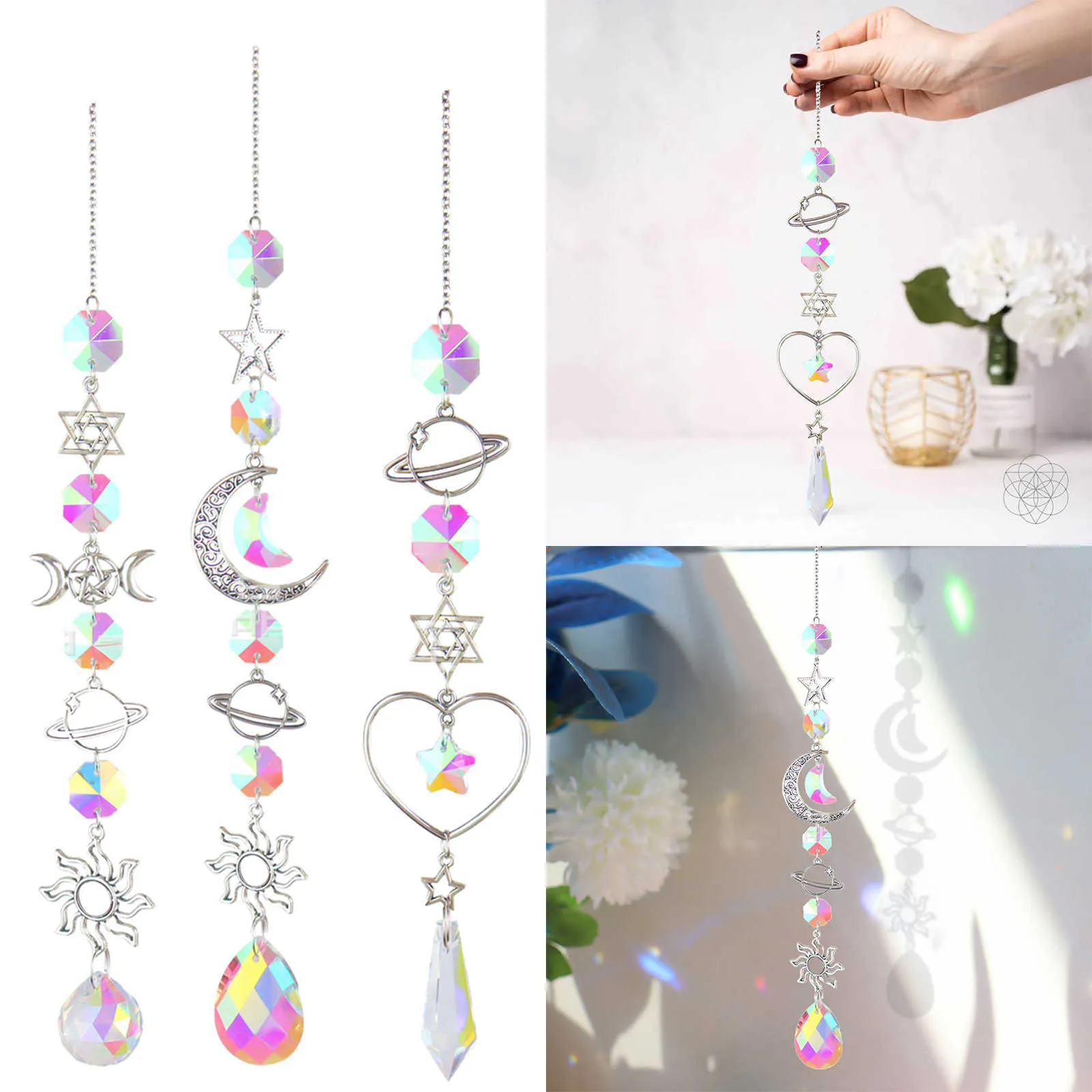 thumbnail image 2 of DIY Suncatcher Kit - 400 Pieces Crystal Craft Supplies For Adults 2 of 5